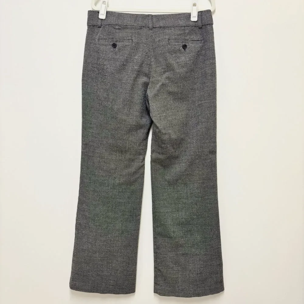 Theory Emery Wool Dress Pants – Black/White Pattern, Straight Leg, Size 10